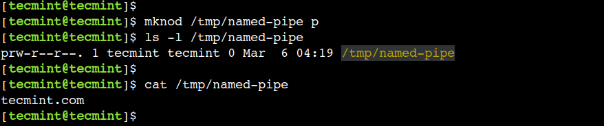 View Named Pipe File