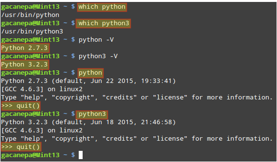 Running Python Commands on Linux